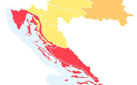 Vrućina i pljuskovi u Hrvatskoj: do 39 °C