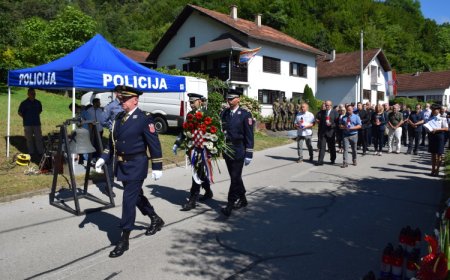 Počast herojima Pounja - 32. obljetnica pogibije
