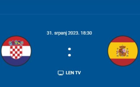 Hrvatska večeras protiv Španjolki