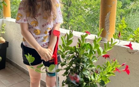 Ena Škoda napokon hoda uz pomoć štaka!