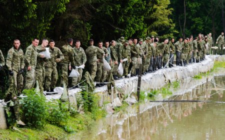 150 pripadnika Hrvatske vojske u pripravnosti zbog poplava