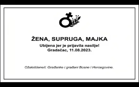 BiH: U Gradačcu mirni prosvjed zbog trostrukog ubojstva