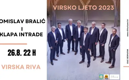 Koncert Tomislava Bralića i klape Intrade na virskoj rivi