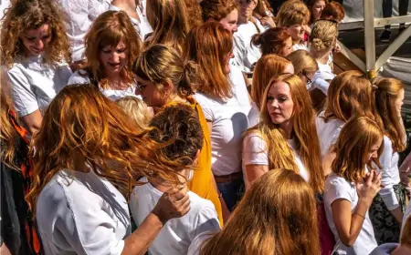 Tisuće crvenokosih na godišnjem festivalu u Nizozemskoj