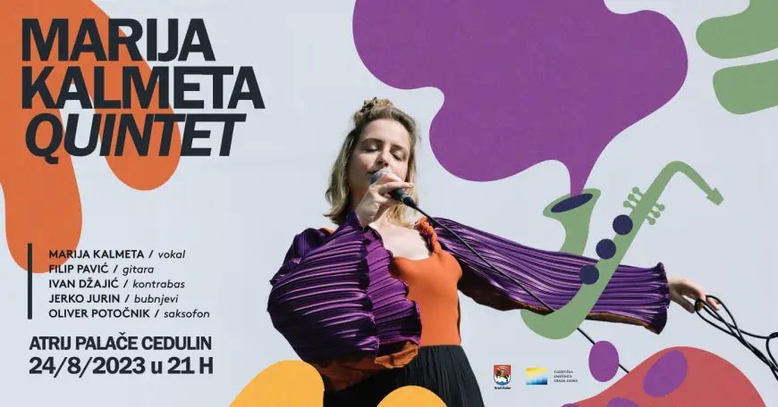 Marija Kalmeta Quintet nastupa u atriju palače Cedulin