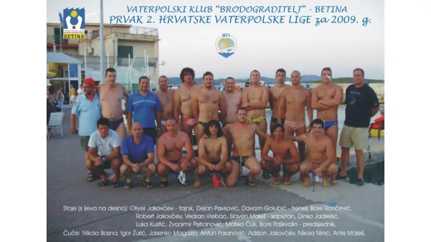 VK Brodograditelj iz Betine slavi 70 godina