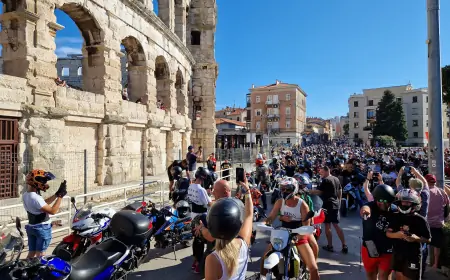 Tisuće motorista na Croatia Bike Weeku u Puli
