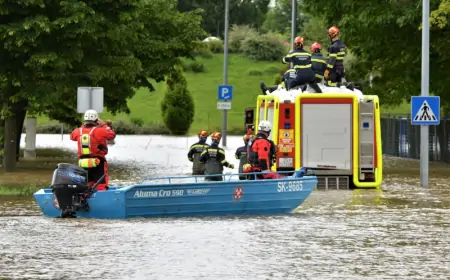 HGSS u Poljskoj na vježbi traganja i spašavanje iz poplava