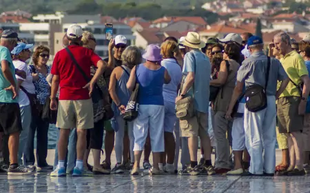 U osam mjeseci 8% više turističkih dolazaka i 2% više noćenja