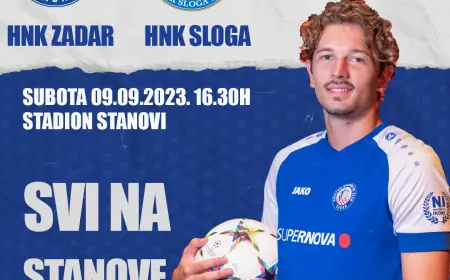 Zadar na Stanovima dočekuje Slogu