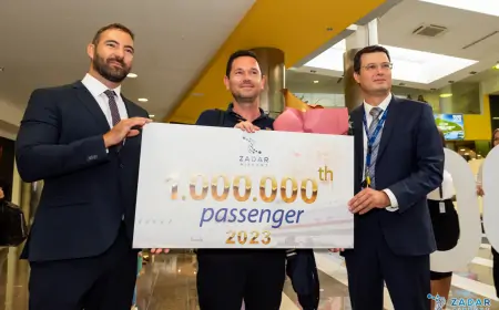 Ivan Kevrić iz Visočana milijunti je putnik Zračne luke Zadar