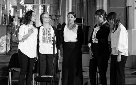 A capella vokalni kvintet 'Pjev'  u Providurovoj palači