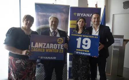 Ryanair u Zagrebu u zimskom redu letenja s 19 linija