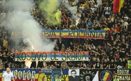 Utakmica Rumunjske i Kosova prekidana radi navijačkih parola
