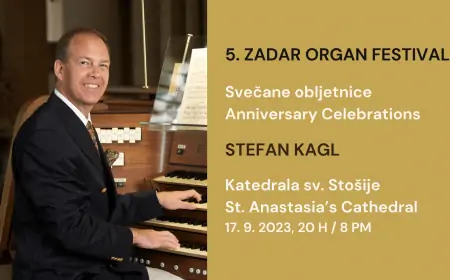 Stefan Kagl na 5. Zadar Organ Festivalu