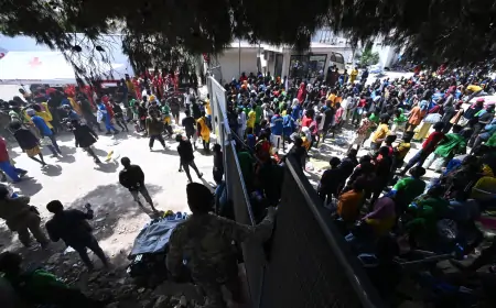 Kaotične scene u prihvatnom centru za migrante na Siciliji