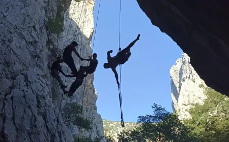 Zadarski portal u Paklenici u društvu vertikalnih plesača (fotogalerija)
