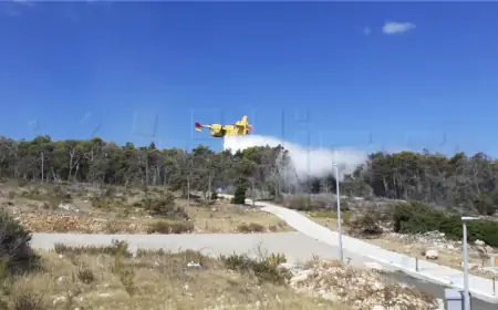 Požar u mjestu Luka na Dugom Otoku stavljen pod nadzor