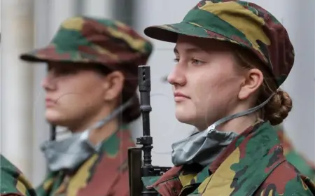 Belgijska princeza Elizabeta prisegnula za vojnu časnicu