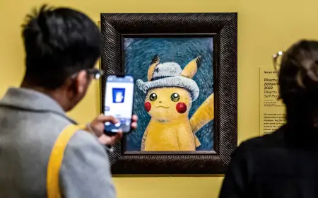Pokemoni na zidovima amsterdamskog muzeja Van Gogha