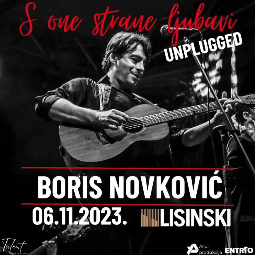 Boris Novković: s unplugged koncertom povratak u Lisinski