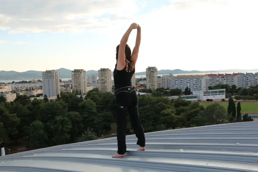 U Zadru se pleše vertikalno