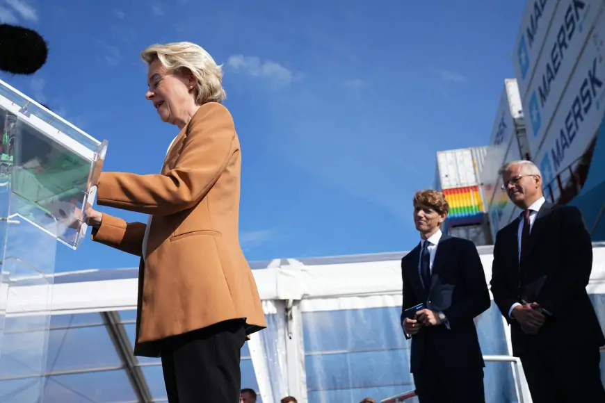 Von der Leyen pustila u promet prvi teretni brod na zeleni metanol