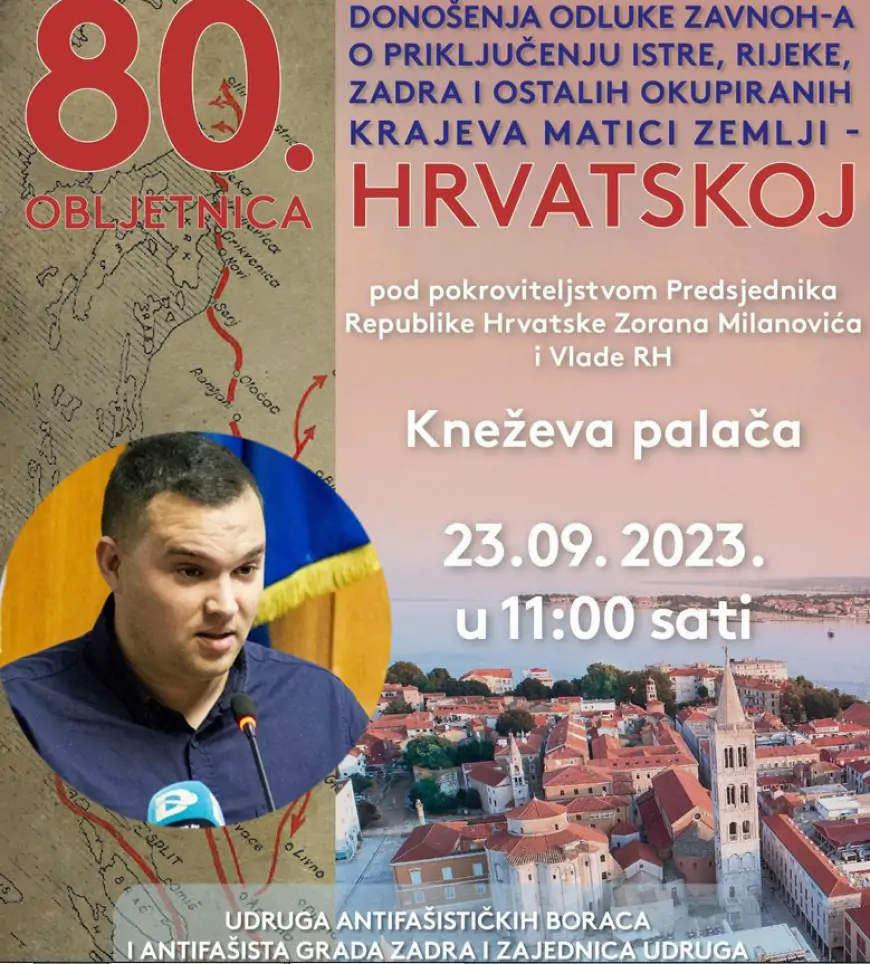 Zadarski antifašisti: Kaznena prijava protiv Mate Lukića