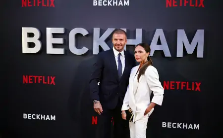 David Beckham :  na premijeri potencijalne hit serije o svome životu