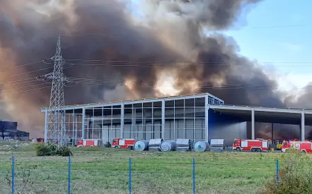 Nema onečišćenja zraka nakon požara u Osijeku i Brestu