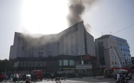 BiH: Vatrena stihija u centru Banja Luke