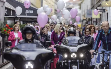Foto vijest: Pinkfest-mimohod potpore ženama oboljelima od raka dojke