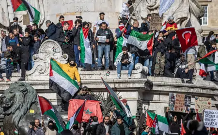 Pariz: tisuće ljudi na prvim odobrenim propalestinskim prosvjedima