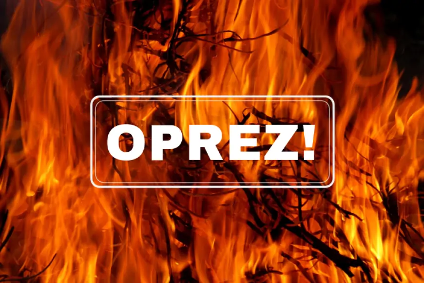 Do 31. listopada zabranjeno je svako loženje vatre na otvorenom prostoru