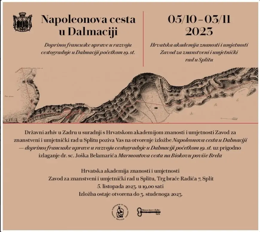 Izložba Napoleonova cesta u Dalmaciji  večeras u Splitu