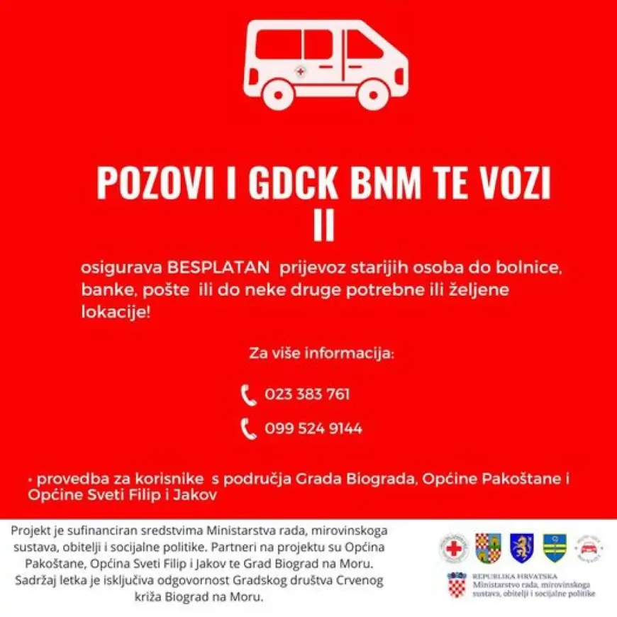 GDCK BNM - besplatan prijevoz osobama starije životne dobi