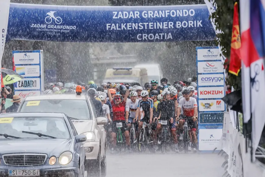 Zadar: Kiši usprkos održana sjajna biciklistička utrka