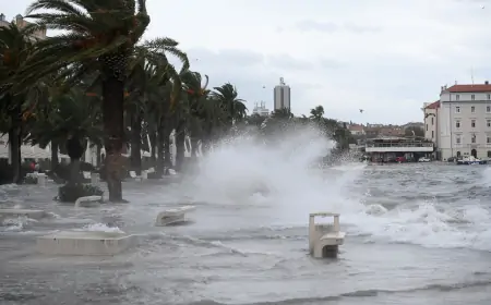 Nevrijeme oštetilo opatijski Lungomare