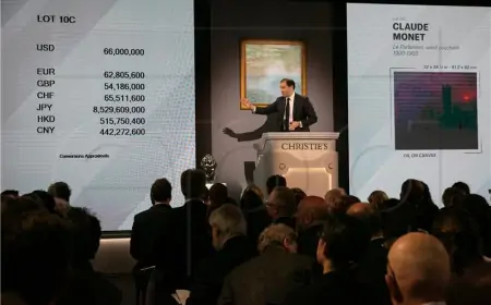 Monet prodan za 74 milijuna dolara na dražbi u New Yorku