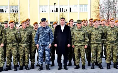 Milanović : sa zapovjednicima razgovarao o spremnosti  vojske