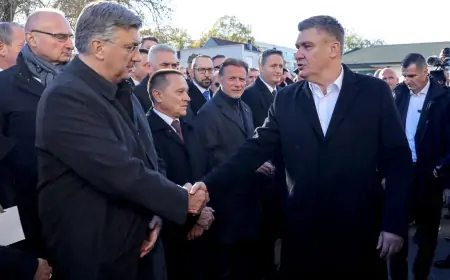 Vukovar- Dan sjećanja : stigla politička elita- Milanović i Plenković ipak pružili ruku !