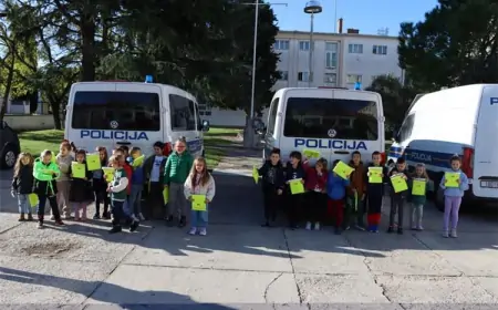Najmlađi u posjetu zadarskoj policiji