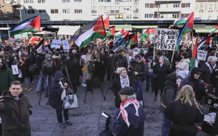 Stotine Zagrepčana na mirnom prosvjedu podržalo Palestinu