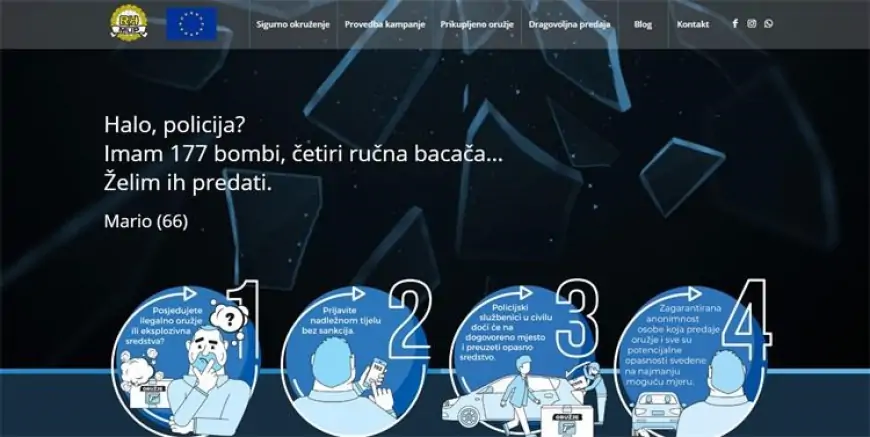 Građani dragovoljno predali policiji 1 023 komada streljiva