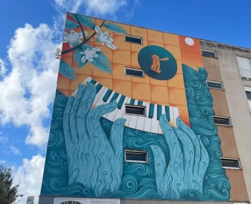 Zadar: Novi mural s motivom Morskih orgulja