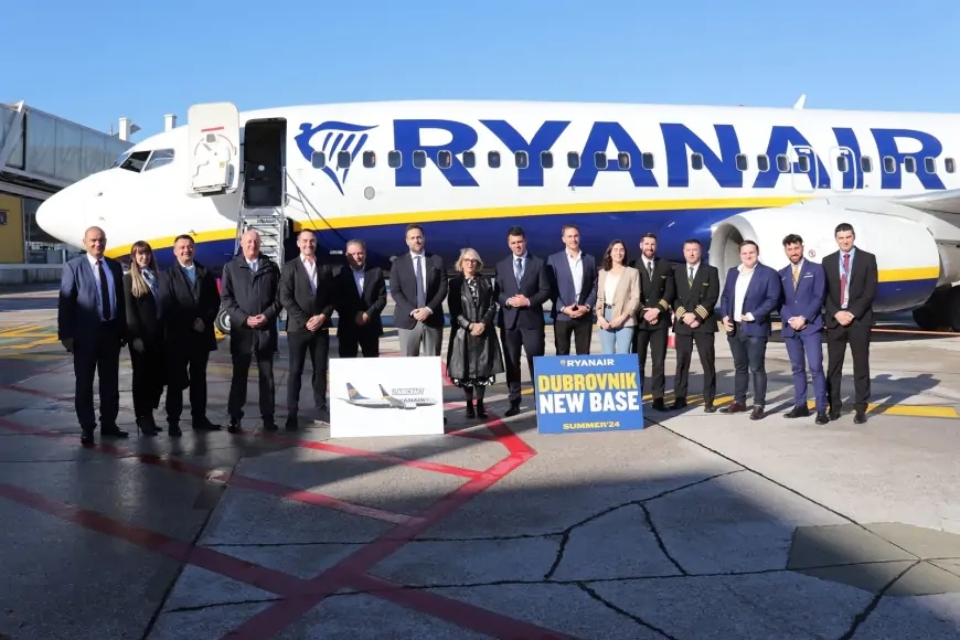 Ryanair uvodi 18 linija iz Dubrovnika u 2024.