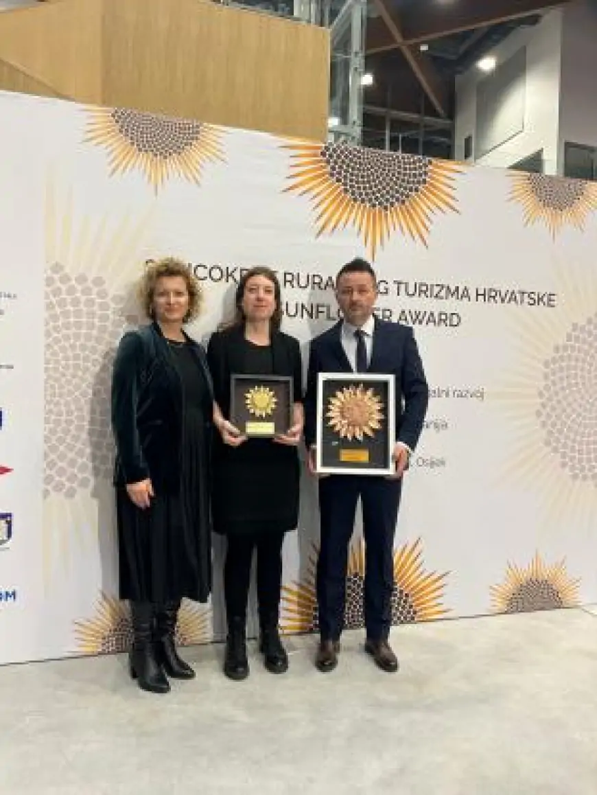 'Suncokret ruralnog turizma Hrvatske Sunflower Award' za 2023. - Zlatna povelja stigla u Vukovar