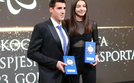 Dino Sinovčić i Emma Mečić najbolji parasportaši u 2023. godini