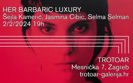 Izložba "Her Barbaric Luxury" suvremenih umjetnica u galeriji Trotoar