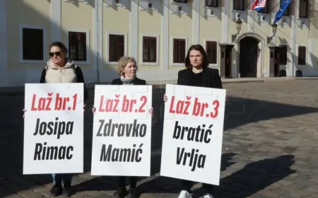 Zastupnici Možemo! zbog Turudića prosvjeduju na Markovom trgu